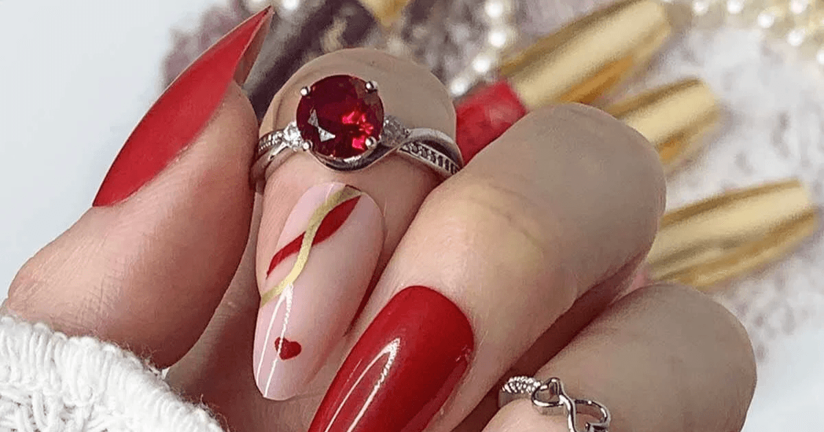 Unhas Vermelhas Delicadas: A Elegância que Combina com Tudo!