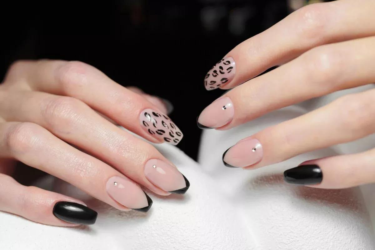 Ouse com estilo com unhas ovais decoradas com animal print! 