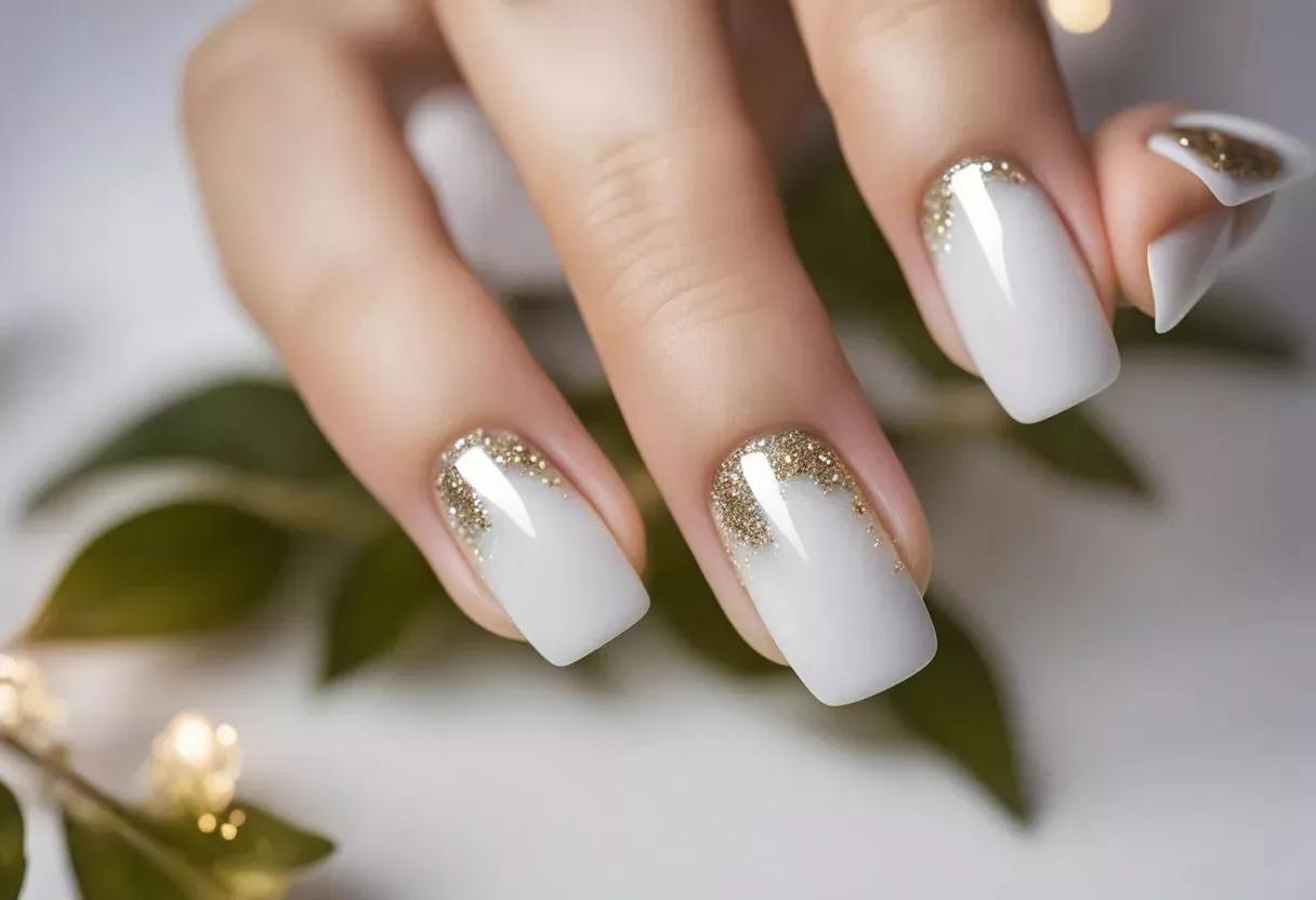 Transforme suas mãos em uma exibição de magia! Essas unhas brancas com efeitos especiais capturam a luz e a atenção, oferecendo um visual deslumbrante que encanta.