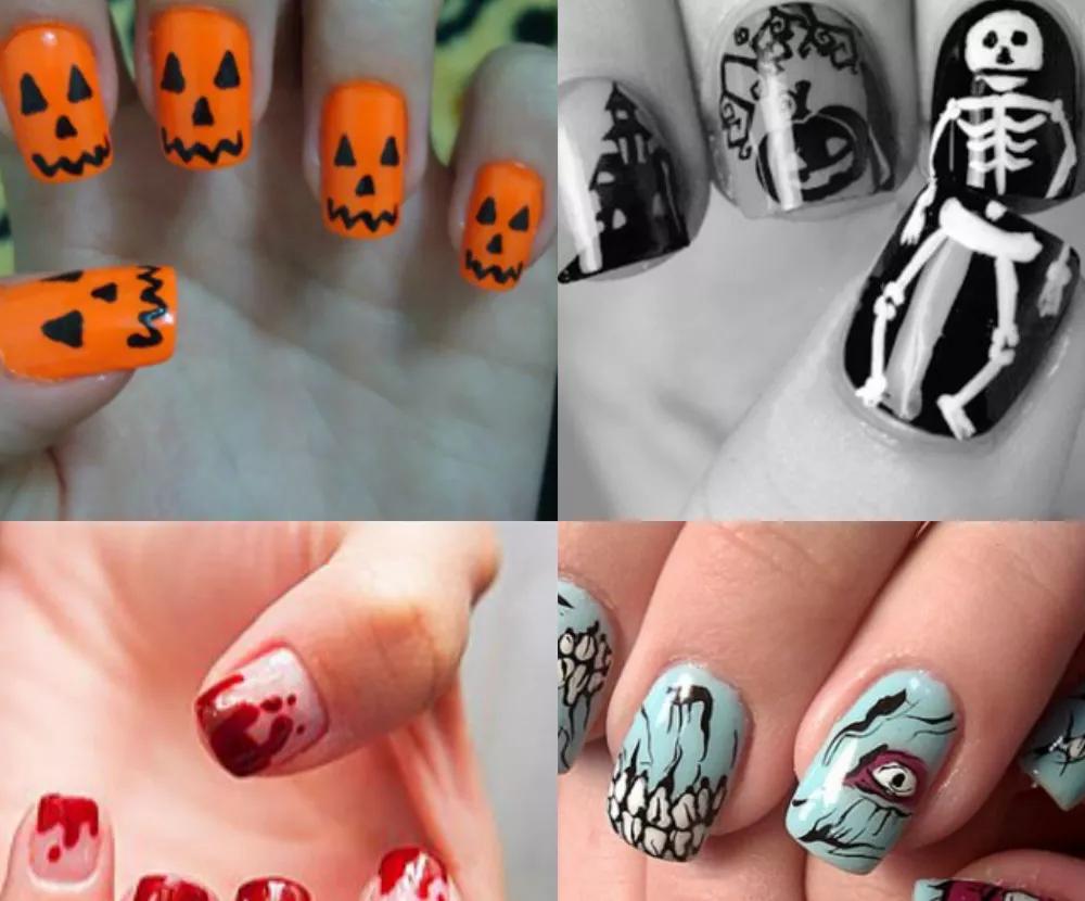 Doces ou travessuras? Minhas unhas já escolheram!